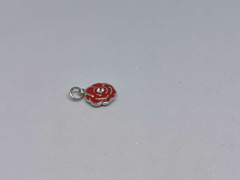 Silver Flower Charm