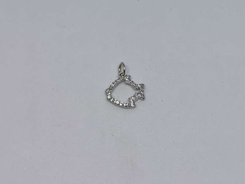 Silver Fish Charm