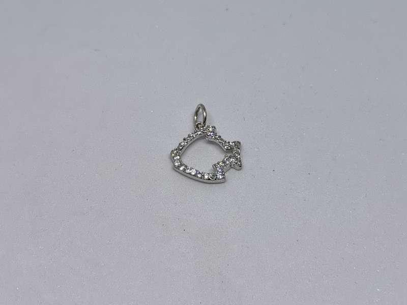 Silver Fish Charm
