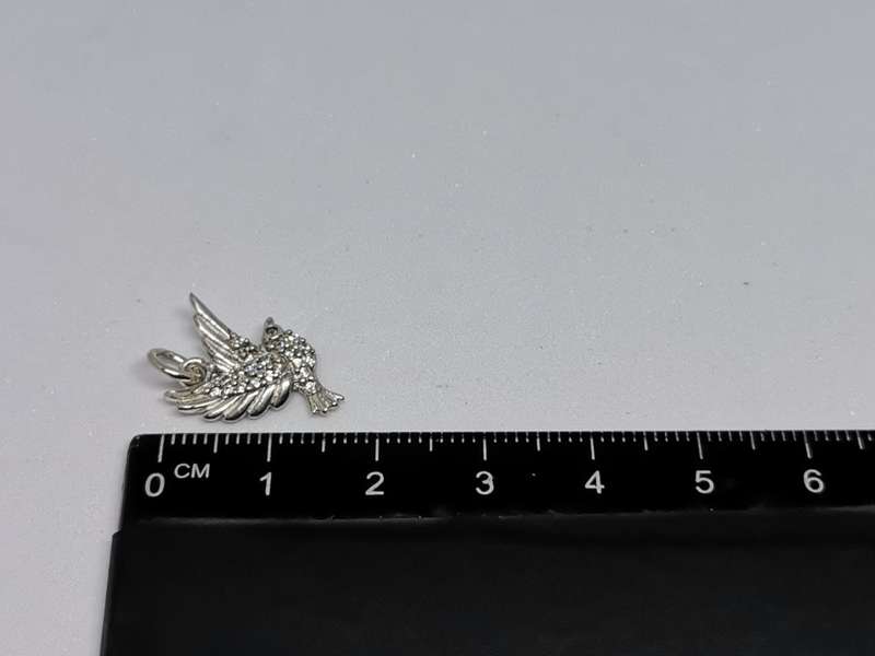 Silver Bird Charm