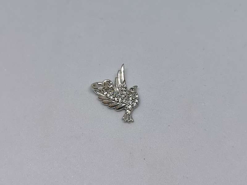 Silver Bird Charm