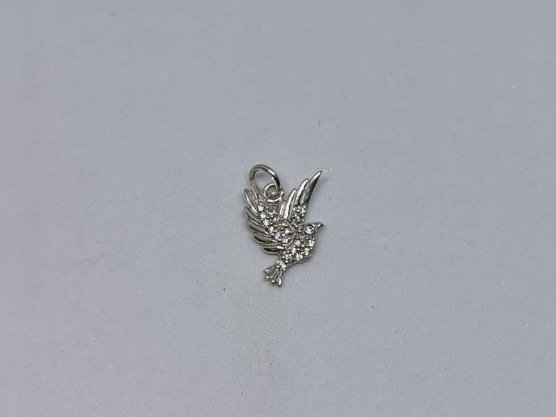 Silver Bird Charm