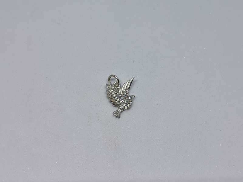 Silver Bird Charm
