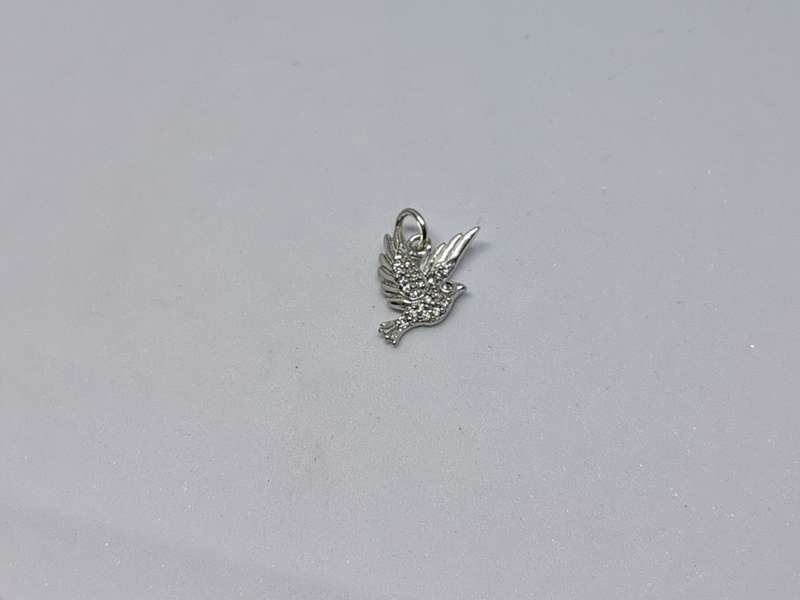 Silver Bird Charm