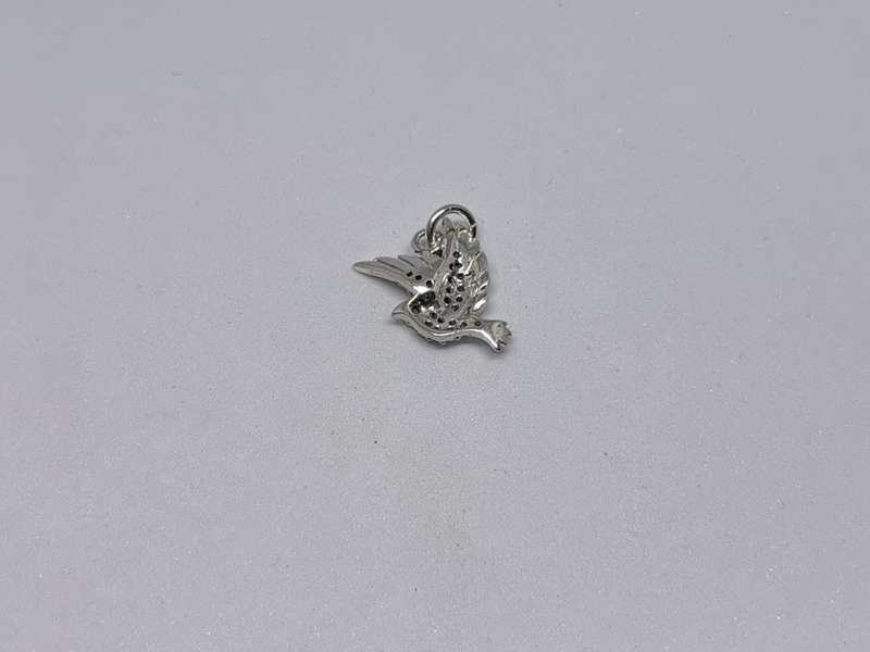 Silver Bird Charm