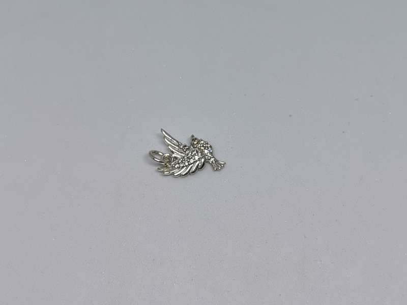 Silver Bird Charm