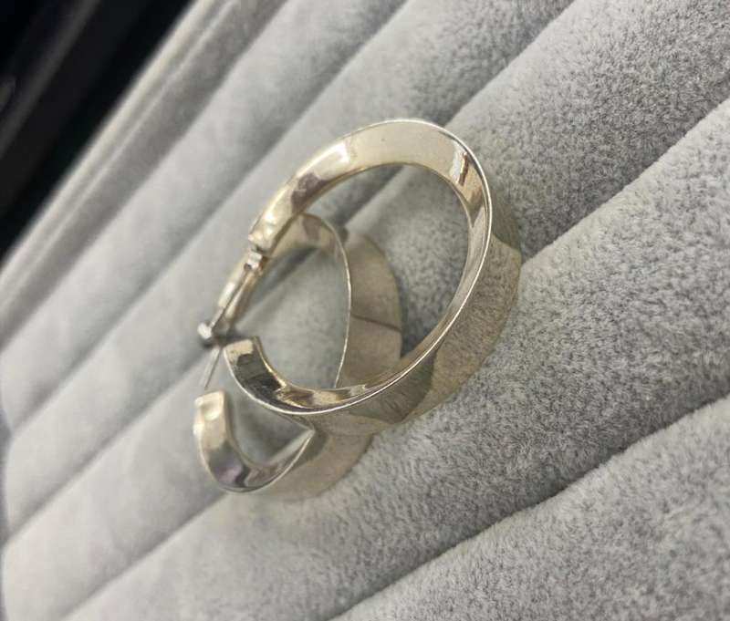 Silver Hoop Earrings