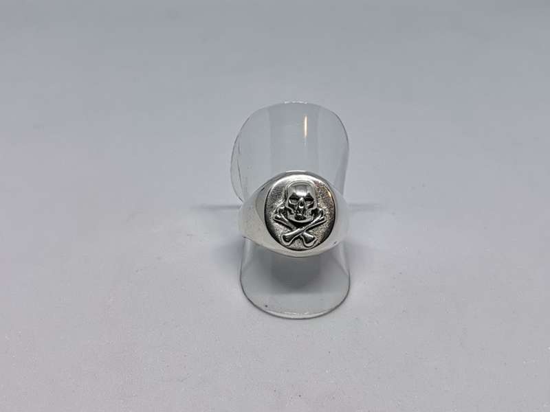 Silver Skull Ring