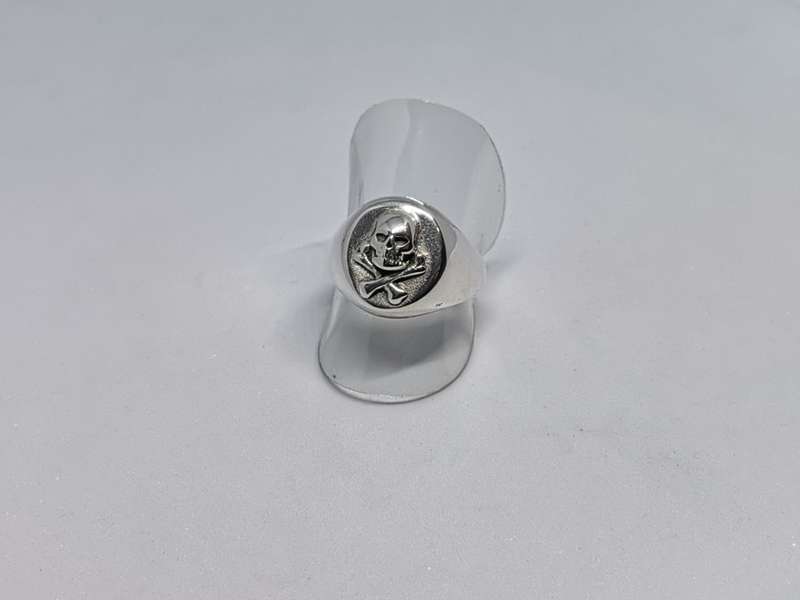 Silver Skull Ring