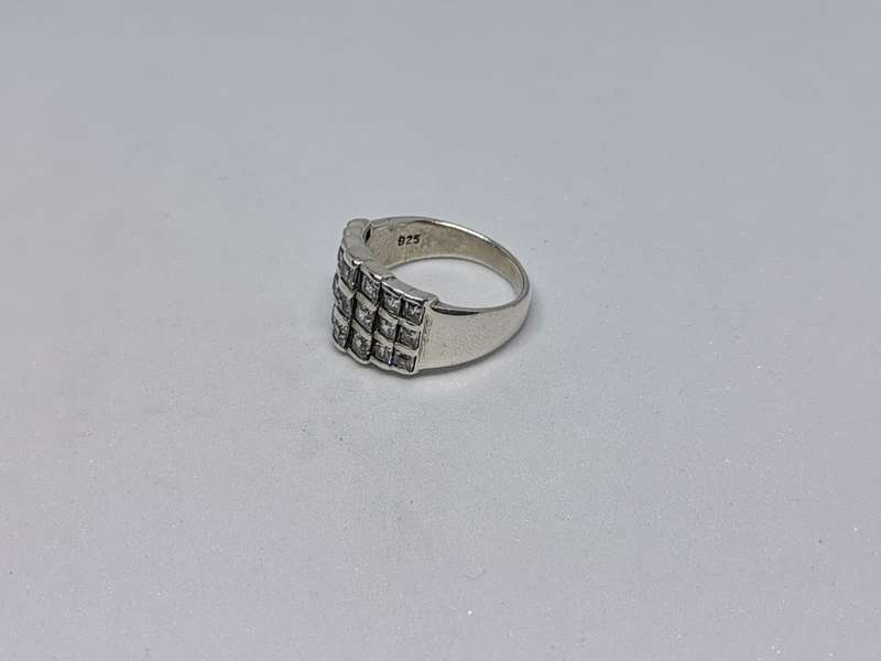 Dazzling Silver Statement Ring