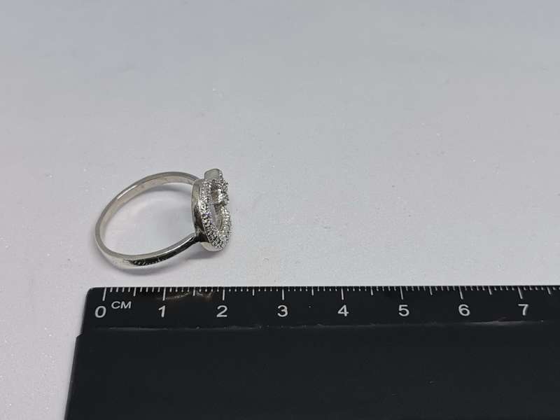 Silver Moon and Star Ring
