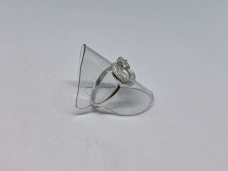 Silver Moon and Star Ring