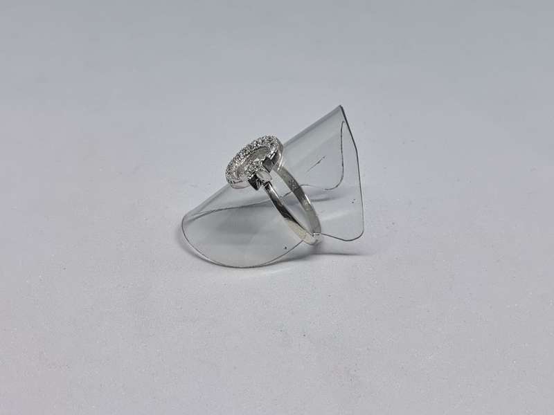 Silver Moon and Star Ring