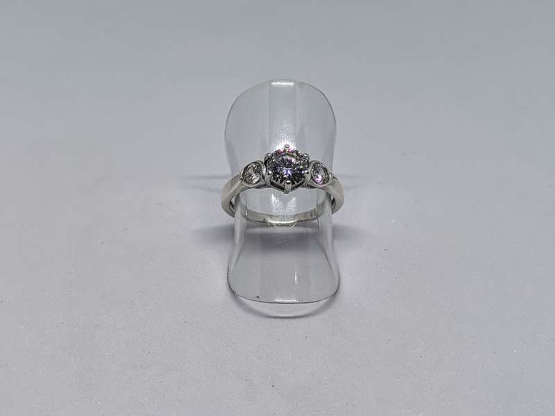 Pretty Silver Trilogy Ring