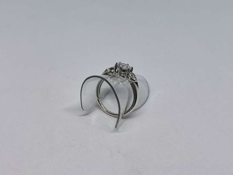Pretty Silver Trilogy Ring