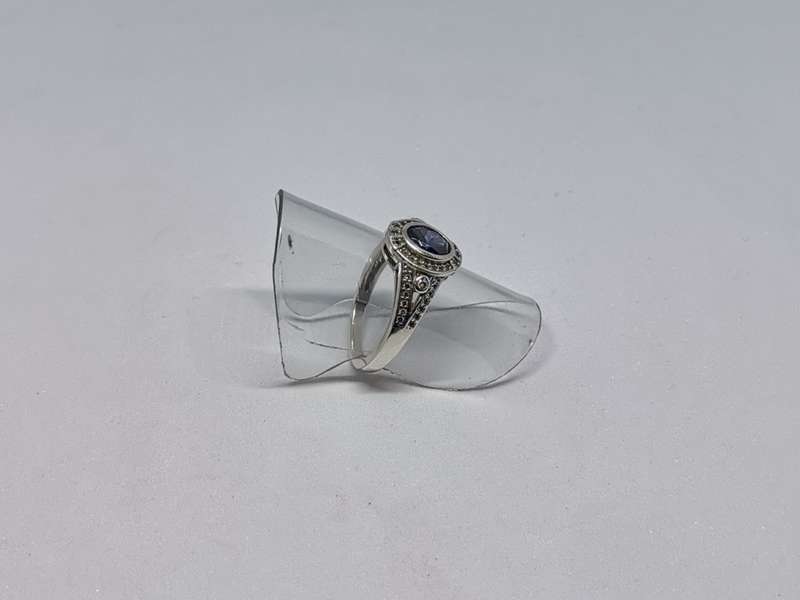 Gorgeous Silver Sapphire Ring