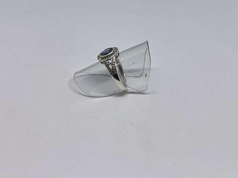 Gorgeous Silver Sapphire Ring