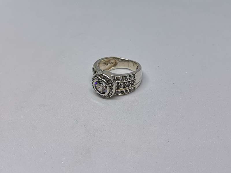 Silver Halo Ring