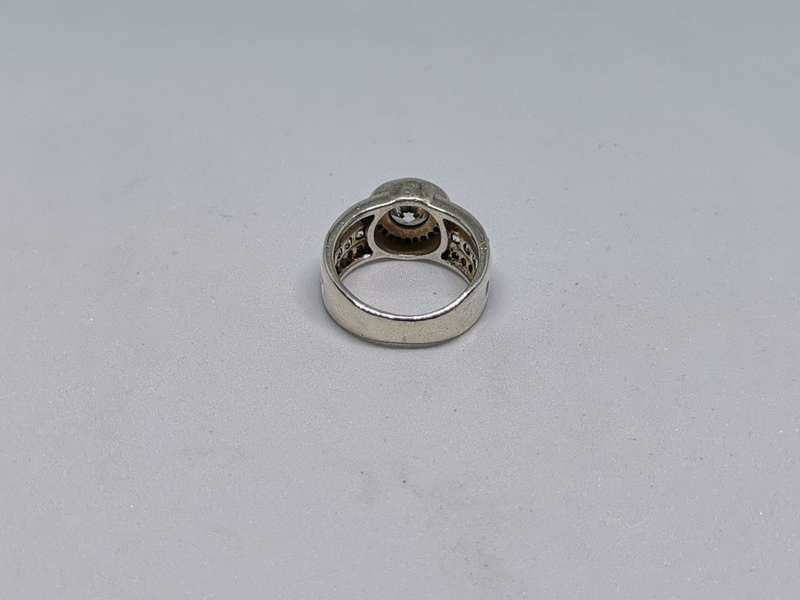 Silver Halo Ring