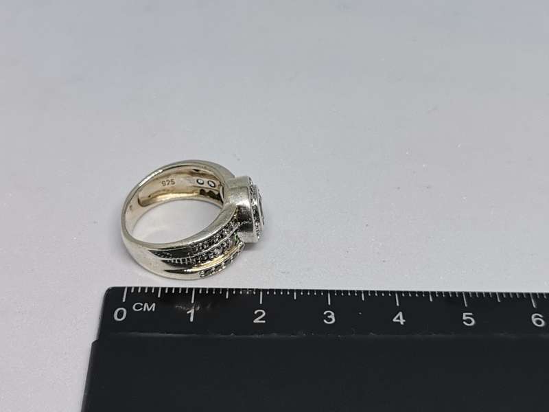 Silver Halo Ring