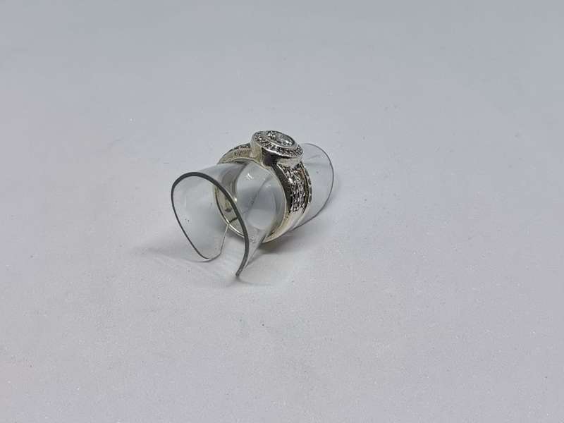 Silver Halo Ring