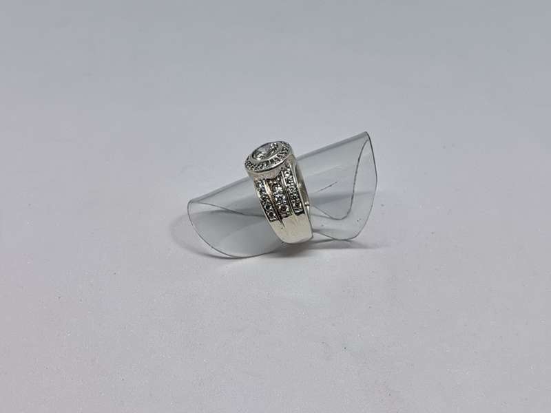 Silver Halo Ring