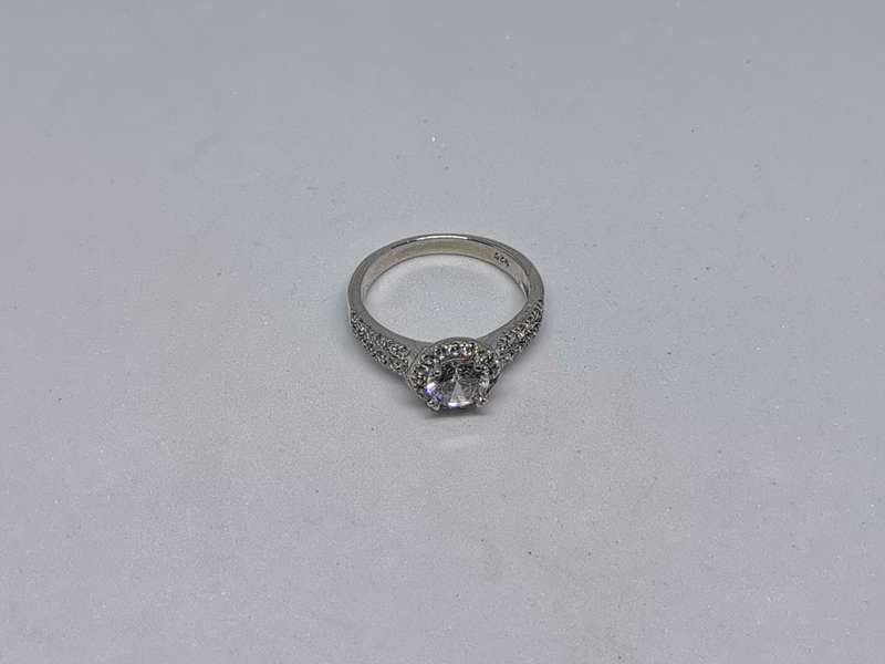Dazzling Silver Ring