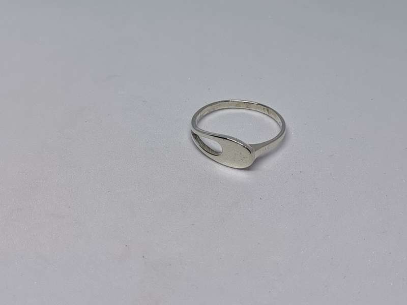 Unique Silver Statement Ring
