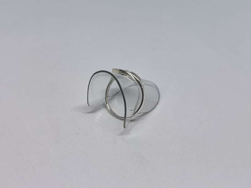 Unique Silver Statement Ring