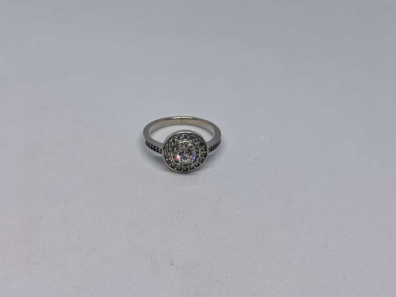 Silver Halo Ring