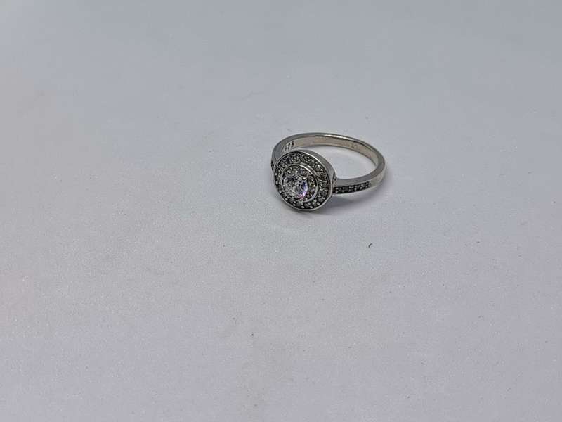 Silver Halo Ring