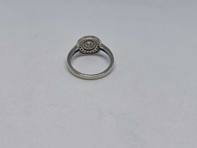 Silver Halo Ring