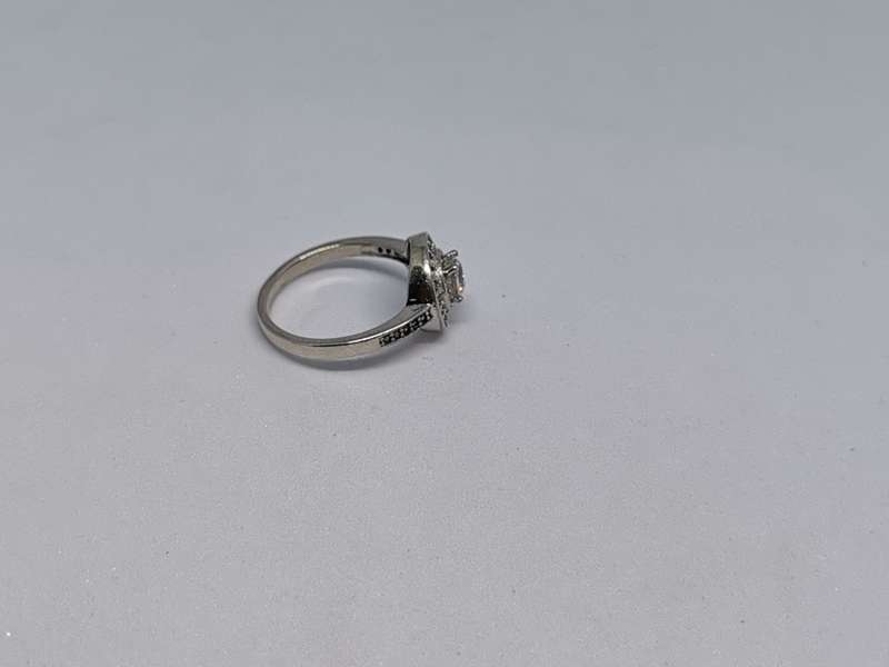 Silver Halo Ring