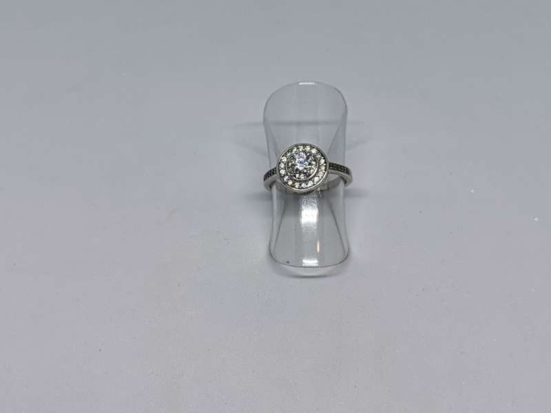 Silver Halo Ring
