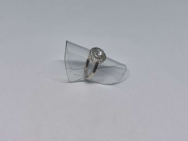 Silver Halo Ring