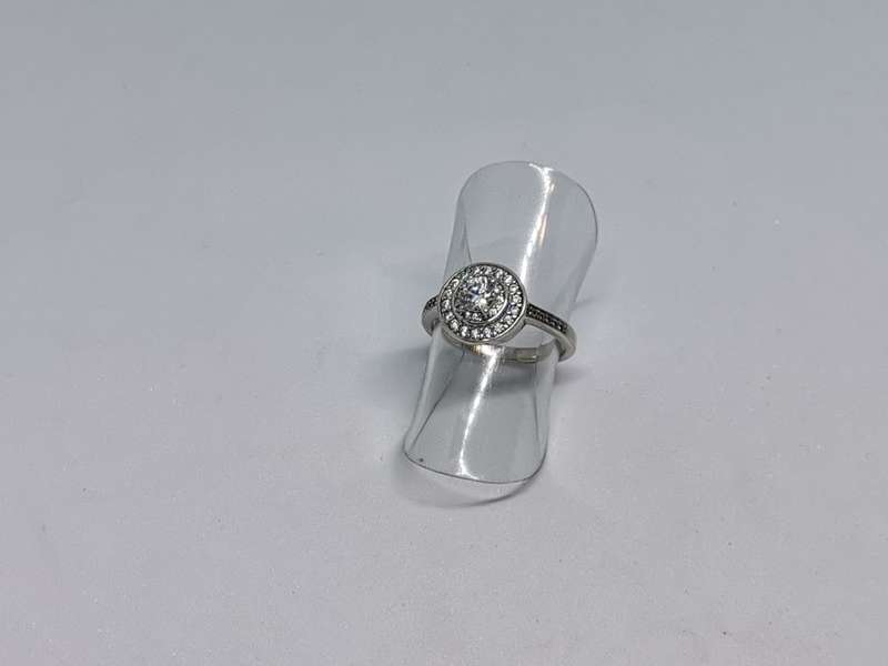 Silver Halo Ring