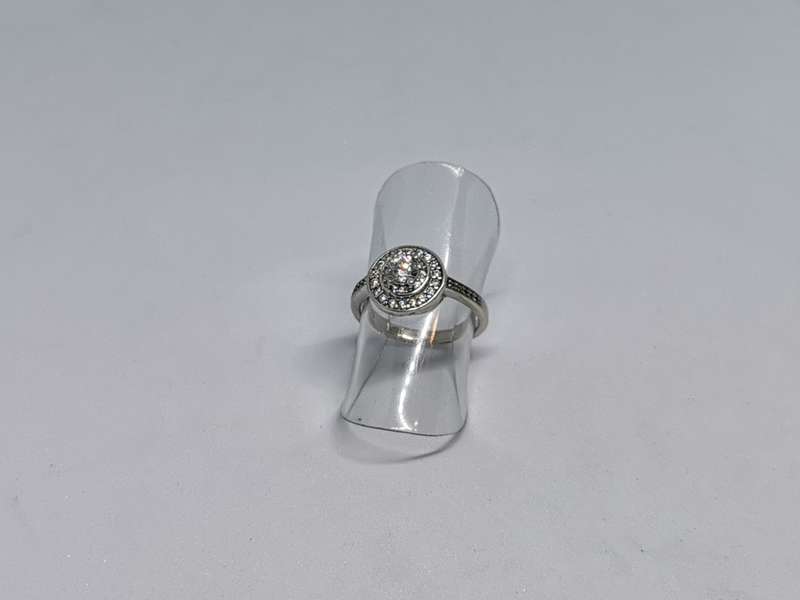 Silver Halo Ring