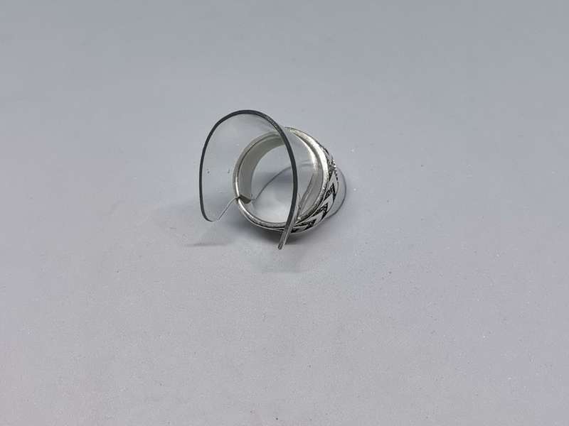 Oxidized Silver Arrow Ring