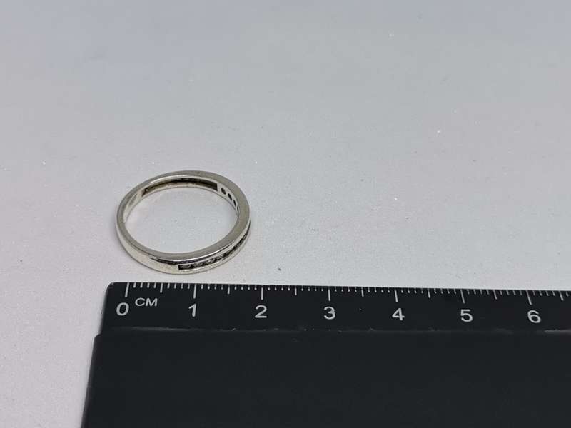 Silver Half Eternity Ring