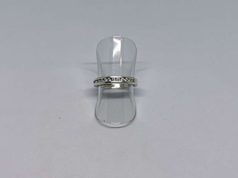 Silver Half Eternity Ring