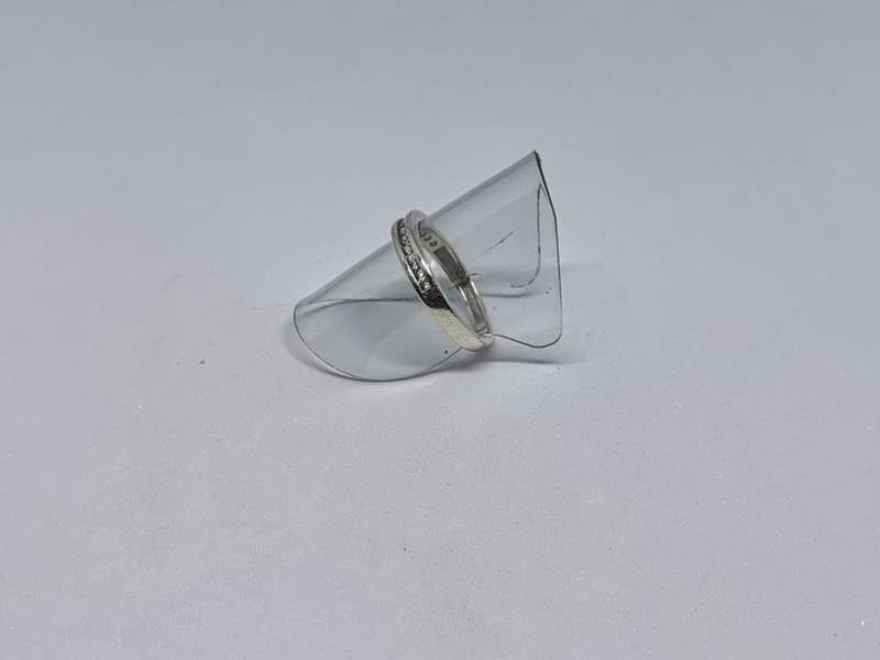 Silver Half Eternity Ring
