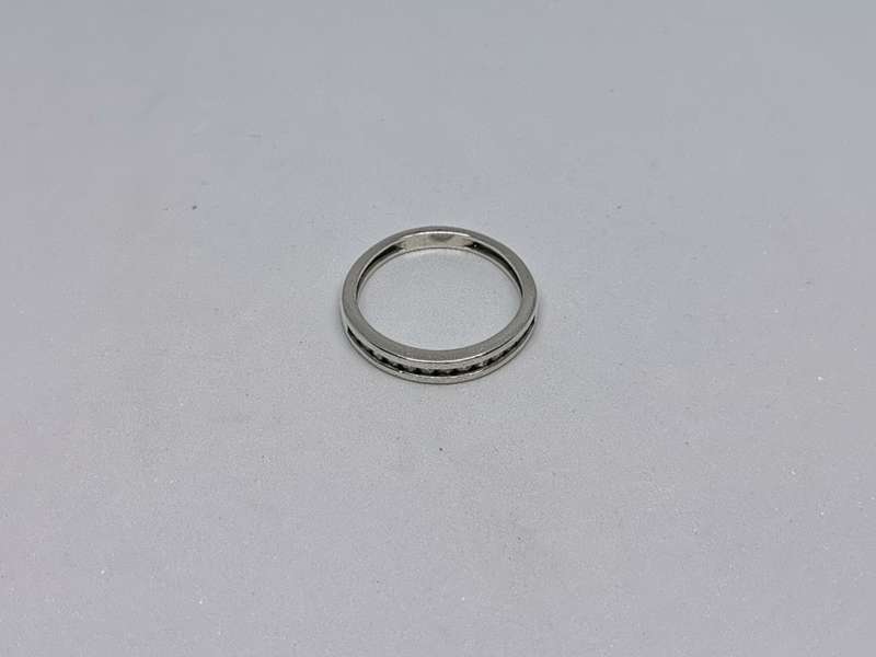 Silver Half Eternity Ring
