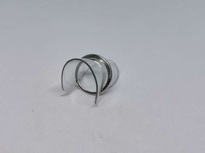 *R1 Auction* Silver Half Eternity Ring