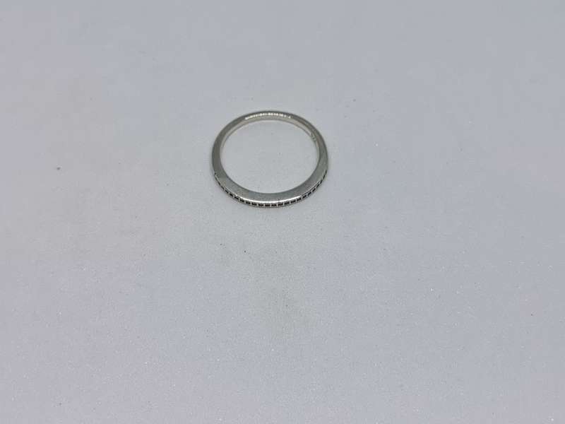 *R1 Auction* Silver Half Eternity Ring