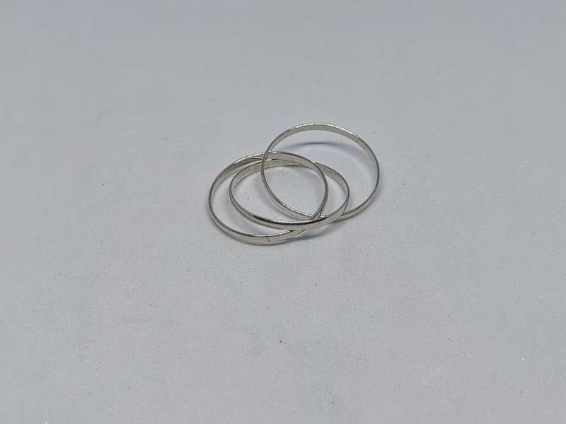 *R1 Auction* Silver Russian Wedding Band