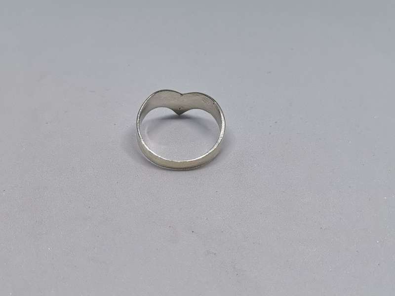 Silver Wishbone Ring
