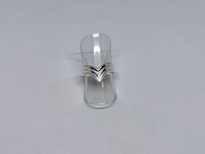 Silver Wishbone Ring