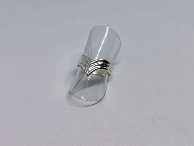 Silver Wishbone Ring
