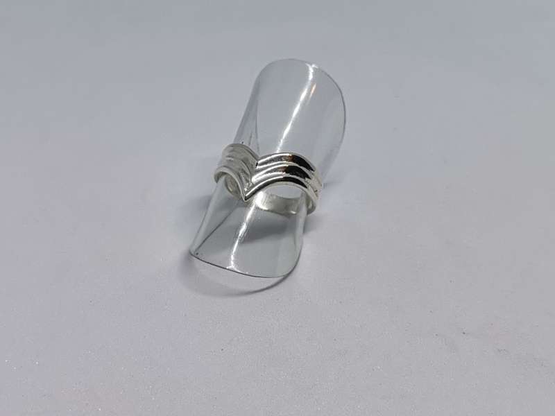 Silver Wishbone Ring