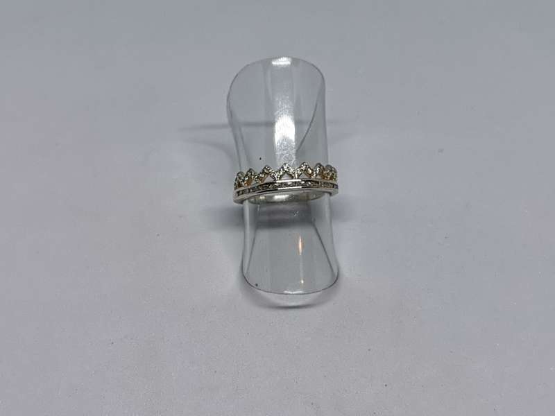 *R1 Auction* Silver Crown Ring
